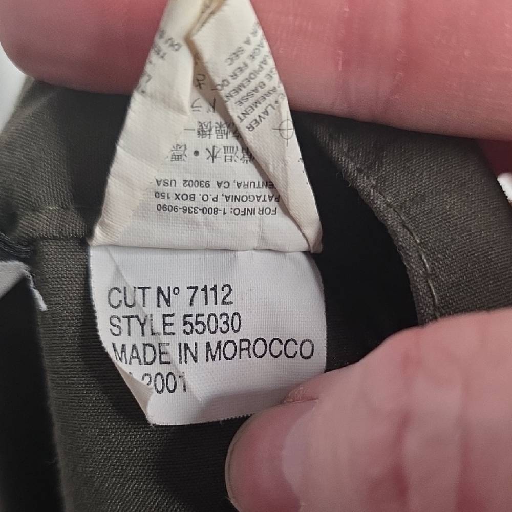 Patagonia Men's Dark Olive Cargo Pants - Picture 10 of 14